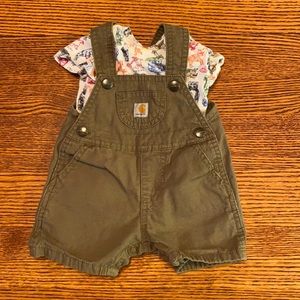 Carhartt Overalls with Onesie